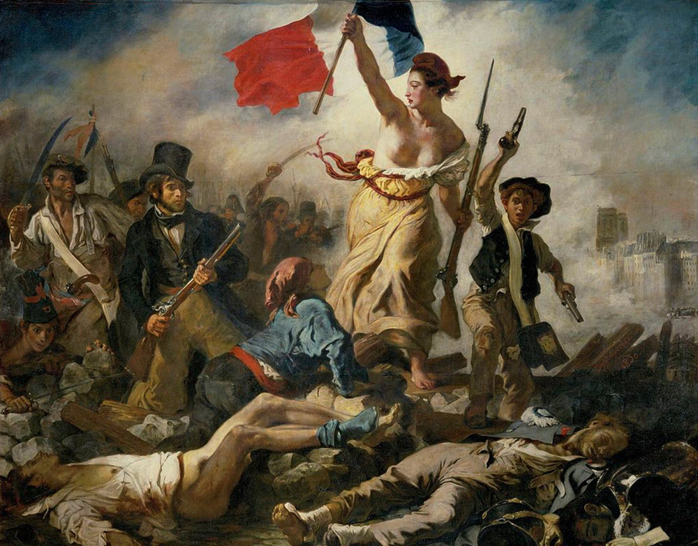 Commemorates the French Revolution